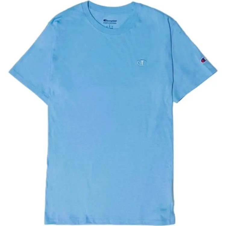 Champion T Shirt US Version Unisex Sky Blue