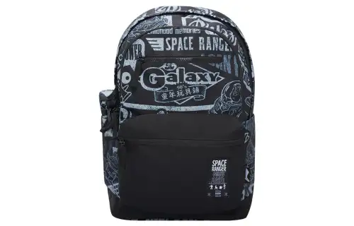 Li Ning Disney Toy Story Collection Polyester Backpack Regular Unisex Black