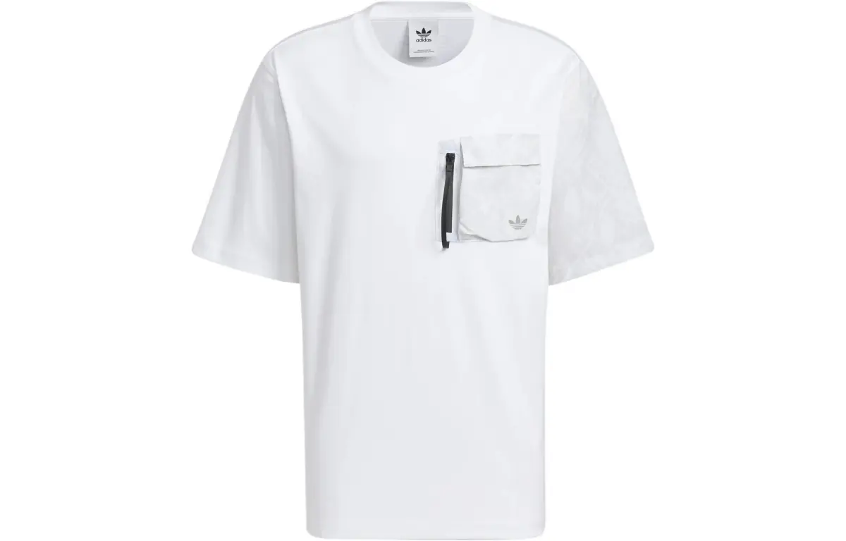 Adidas Originals Drop Shoulder Sleeve T Shirt Men's White