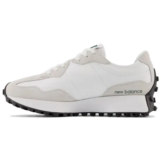 New Balance 327 White Nightwatch Green Women's