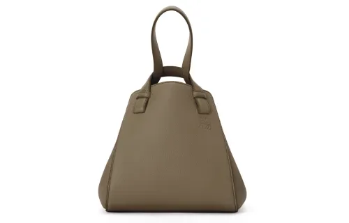 LOEWE Hammock Soft Grain Calfskin Shoulder Bag, Crossbody Bag, Handbag Regular Women's Dark Green