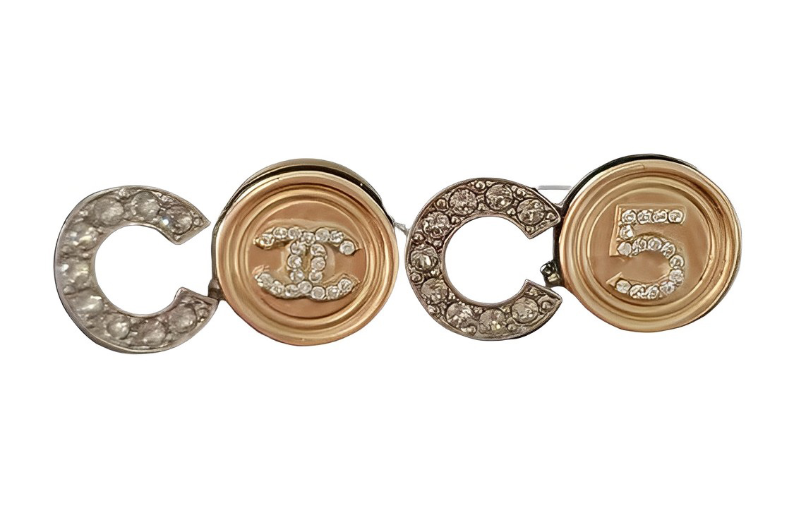Брошь Chanel CHANEL 100COCO (золотой)