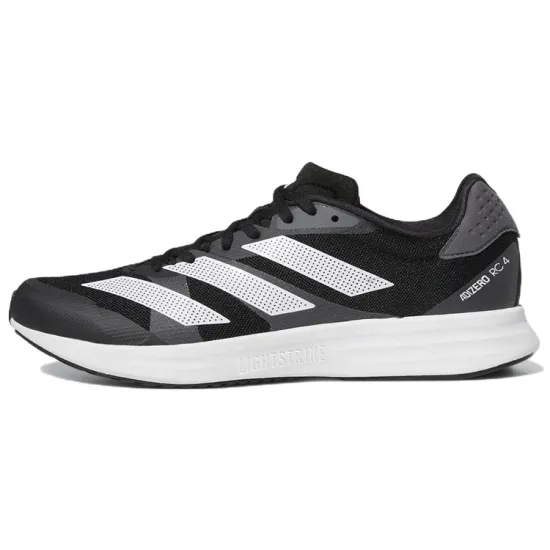 Adidas Adizero RC 4 Running Shoes Men Low-top Black/gray/white