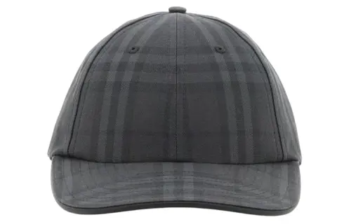 【Previous Season】embroidered-logo check cotton cap