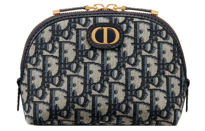 DIOR Women's Montaigne Collection Makeup Cosmetic Bag