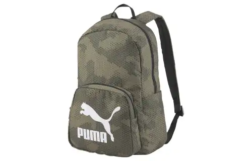 PUMA Originals Urban Fabric Backpack Unisex Brown Olive