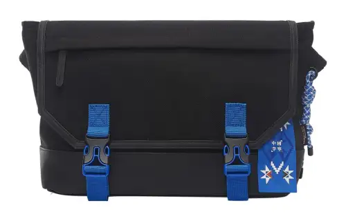 Li Ning Fabric Shoulder Bag, Crossbody Bag Regular Unisex Black