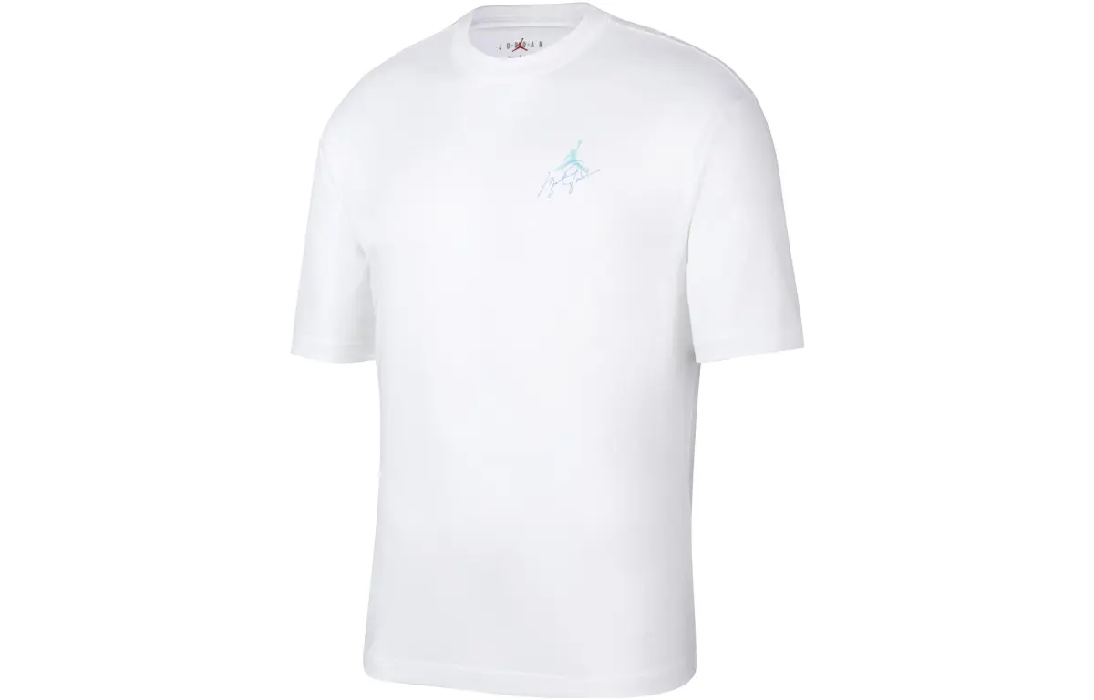 Jordan 85 T-Shirts Men's White Crew Neck Moderate Straight Fit