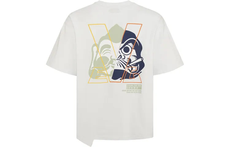 EVISU Drop Shoulder Sleeve T Shirt Men's Light Gray