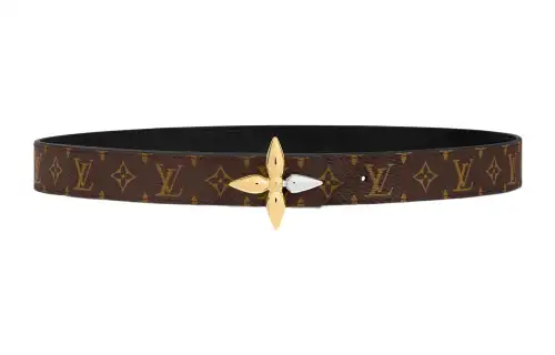 LOUIS VUITTON Louisette 25MM Reversible Belt Monogram Canvas