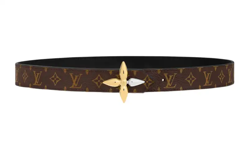 LOUIS VUITTON Louisette 25MM Reversible Belt Monogram Canvas