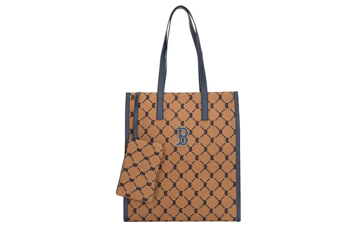 MLB Artificial Leather Tote Bag, Shopping Bag, Combo Bag, One Shoulder Handbag Regular Unisex