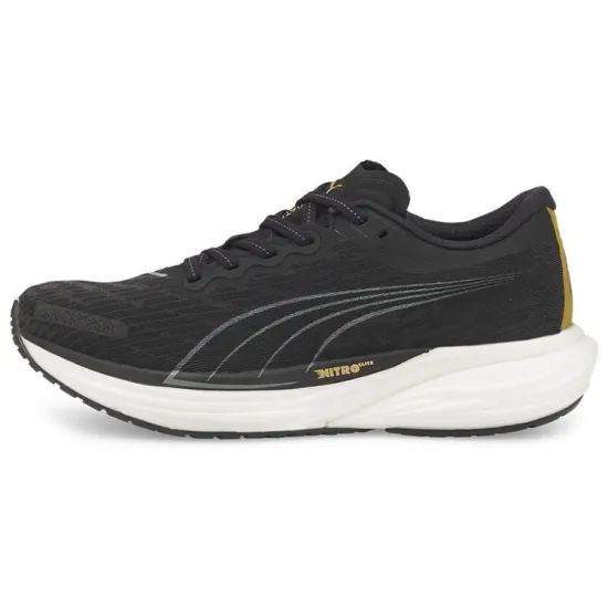 Puma Women's Deviate Nitro 2 'Black Team Gold'