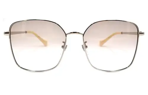 GUCCI Irregular Shape Sunglasses Women's