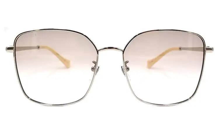 GUCCI Irregular Shape Sunglasses Women's