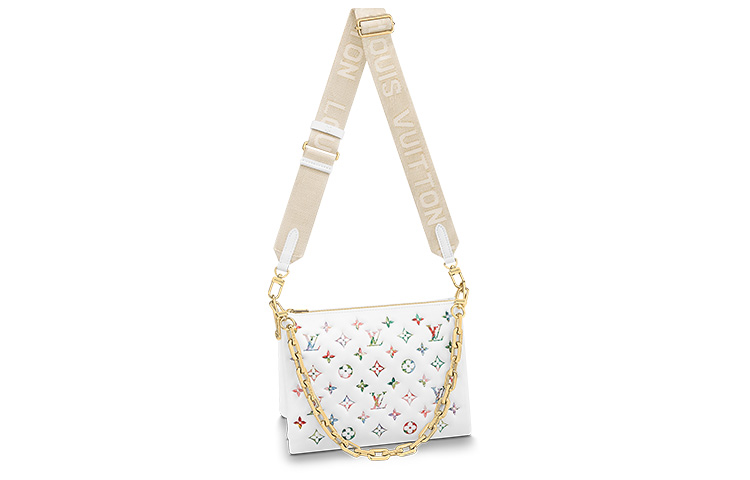 LOUIS VUITTON Coussin Pm White