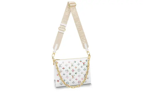 LOUIS VUITTON Coussin Pm White