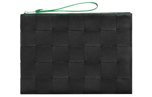 Bottega Veneta POUCH Cloud Bag Calfskin Lambskin Clutch Large Men's Black