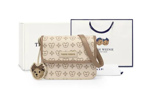 Teenie Weenie Pu Crossbody Bag Regular Women's Woody Brown
