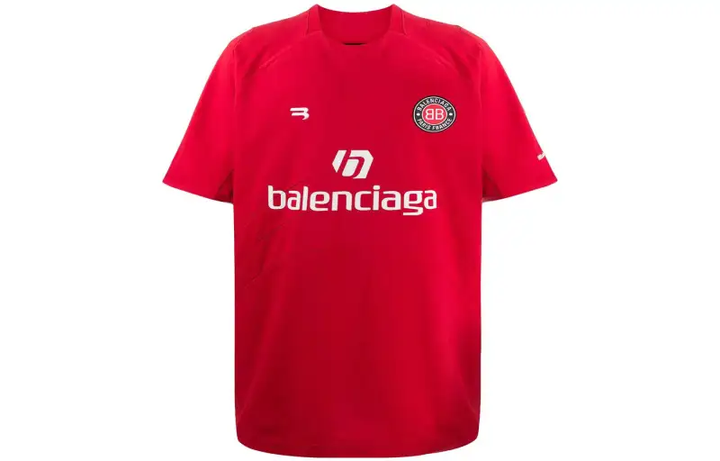 Balenciaga SS22 T Shirt Men's Red