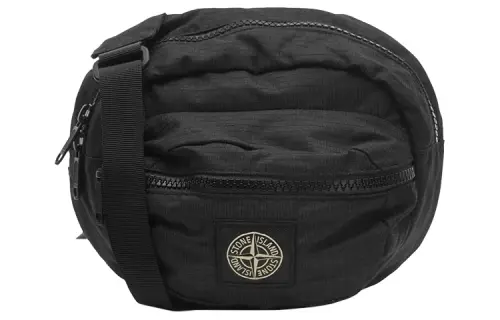 STONE ISLAND Nylon Waist Bag Chest Bag Regular Men's Black