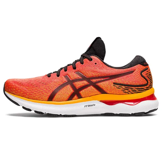 Asics Gel Nimbus 24 Cherry Tomato Black