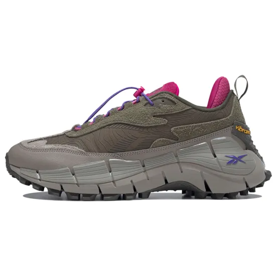 Reebok Zig Kinetica 2.5 Edge 'Army Green Pink'