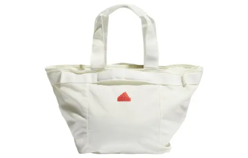 Adidas Polyamide Sports Bag, Tote Bag, Shopping Bag, Shoulder Bag, Handbag Regular Unisex White