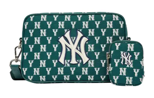 MLB Monogram Collection Polyester Tofu Bag, Combo Bag, Camera Bag, Shoulder Bag, Crossbody Bag Unisex Jasper