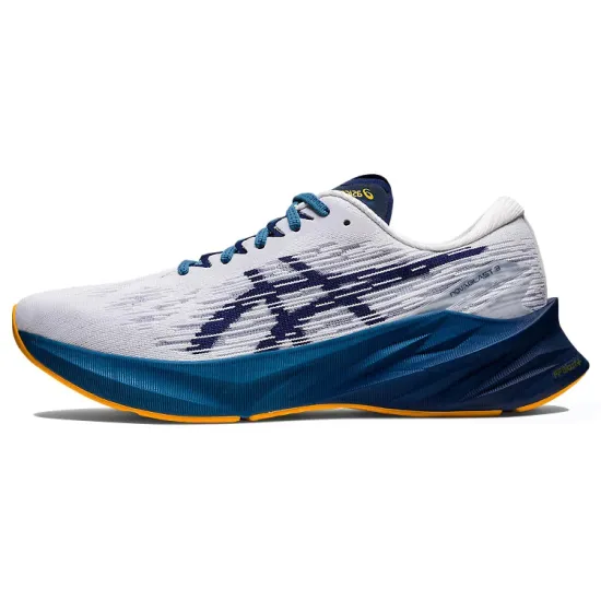 Asics Novablast 3 White Deep Ocean