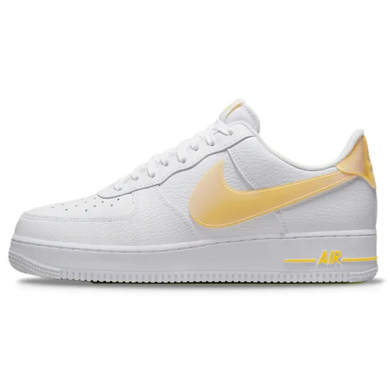 Nike Air Force 1 Skateboarding Shoes Men Low-top White/Yellow