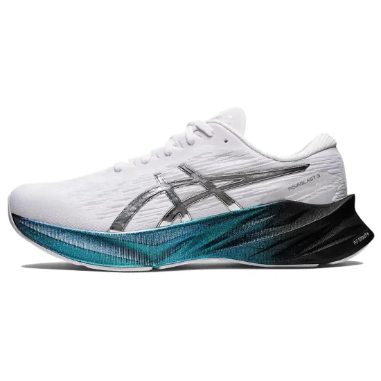 Asics Novablast 3 Platinum 'White Pure Silver'