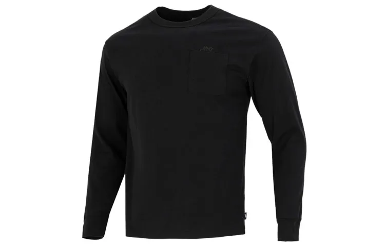 Nike T-Shirts Men's Black Crew Neck Moderate