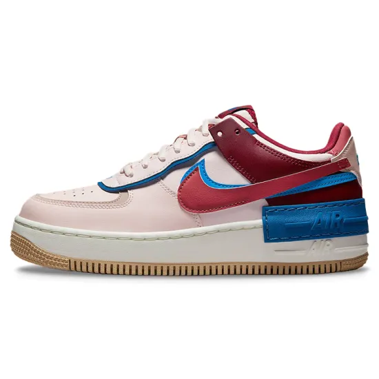 Nike Air Force 1 Low Shadow Light Soft Pink Team Red Blue Women's