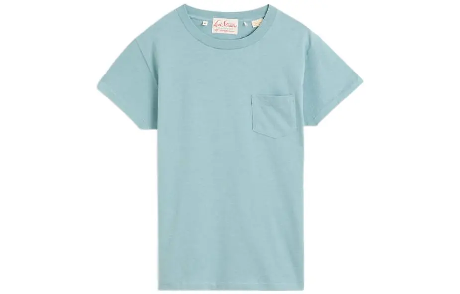 Levi's T-Shirts Men's Blue Crew Neck Moderate
