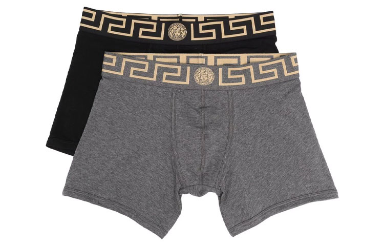 Мужские трусы Versace (черно-белые)