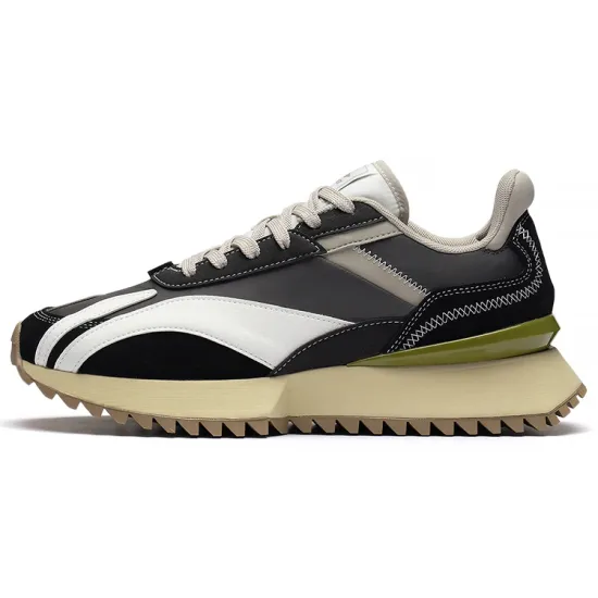 LINING Casual Shoes Men Low-Top Black/Asphalt Gray/Mist White