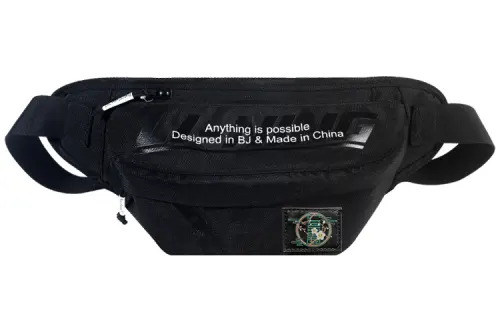 Li Ning Fabric Fanny Pack Regular Men's Black