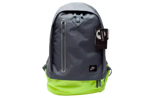 Nike Polyester Backpack Dual Strap Bag Regular Unisex Black Neon Yellow