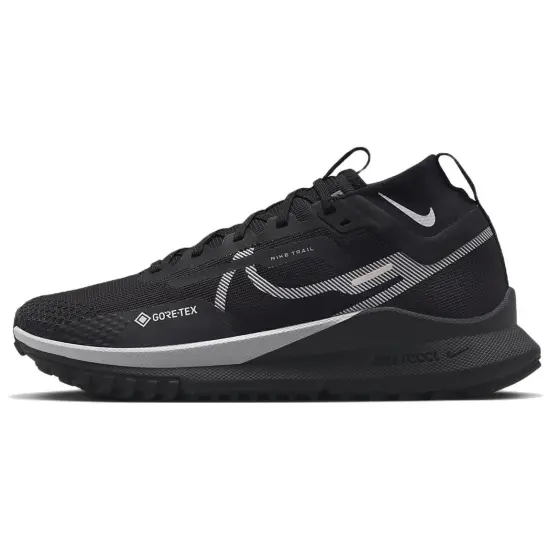 Nike React Pegasus Trail 4 Gore-Tex Black Wolf Grey Women's