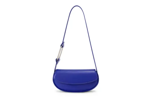 CHARLES&KEITH Pu Shoulder Bag Women's Blue/Green/Black/Milk White