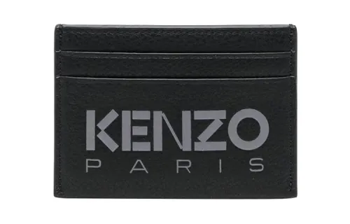 KENZO Leather Wallet Card Holder Card Holder Men's Black
