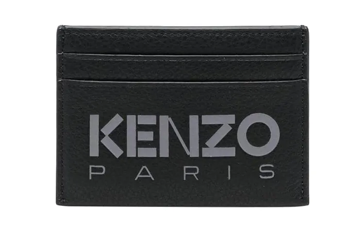 KENZO Leather Wallet Card Holder Card Holder Men's Black
