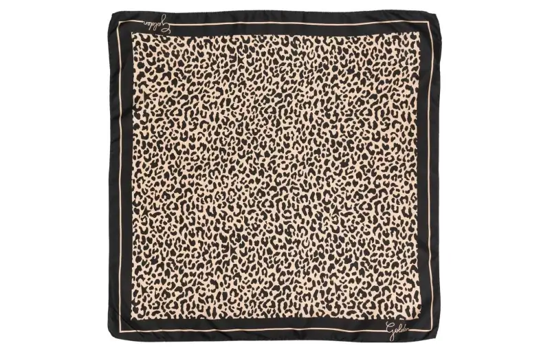 Golden Goose Leopard-print Silk Foulard