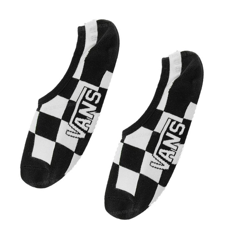 Vans No Show Socks Women’s 1 Pack Black White