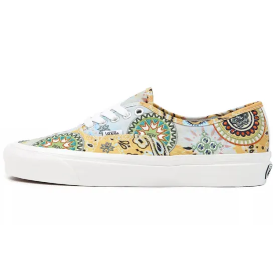 Vans Authentic Skateboarding Shoes Unisex Low-top Yellow/Blue
