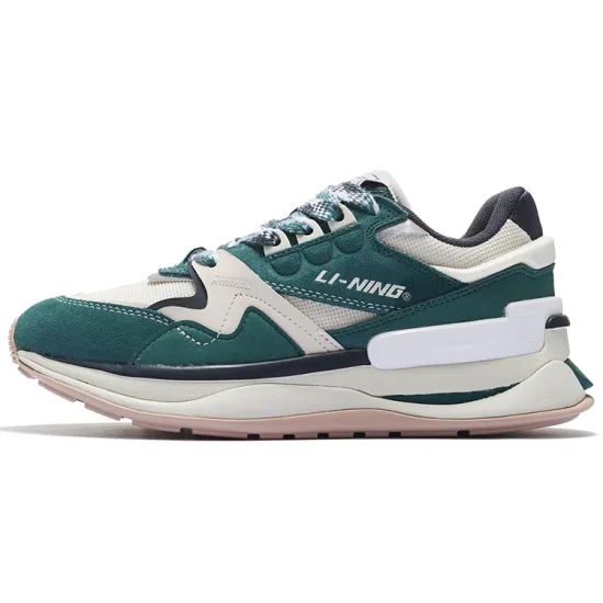 LINING 001 Innocence V2 Casual Shoes Men Low-Top Pearl White/Blue Spruce Green/Ebony Black