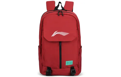Li Ning Fabric Training Bag Backpack Regular Unisex Red