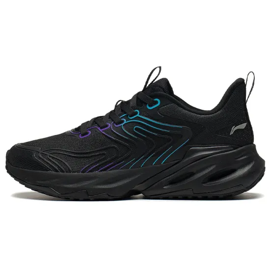 LiNing EazGo Cushioning Low-Top Running Shoes Men's Black