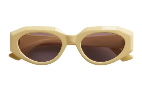 Bottega Veneta Sunglasses Women's Yellow Gray